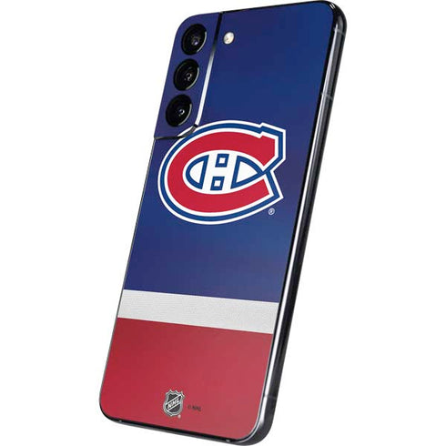 NHL Montreal Canadiens Jersey Galaxy S22 Plus Skin