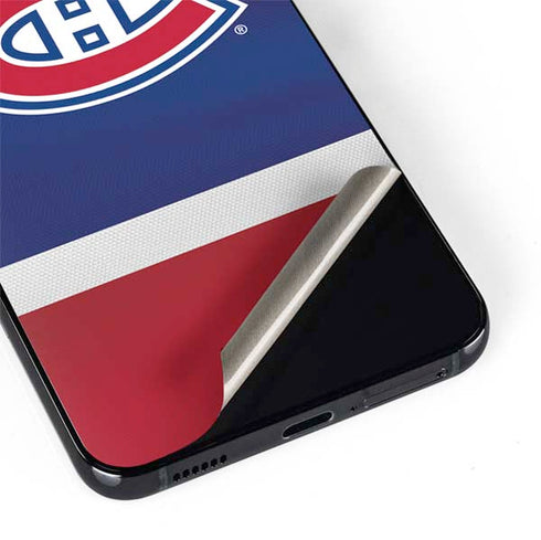 NHL Montreal Canadiens Jersey Galaxy S22 Plus Skin