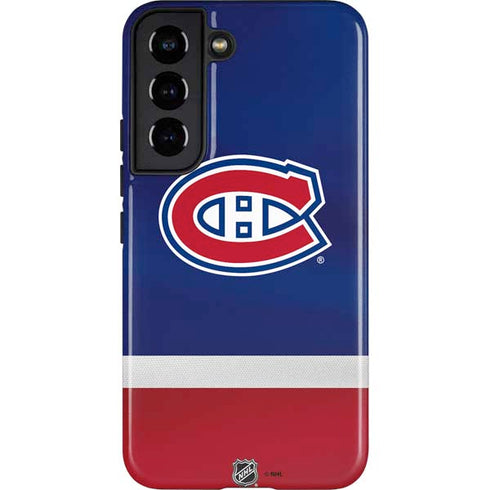 NHL Montreal Canadiens Jersey Galaxy S22 Pro Case