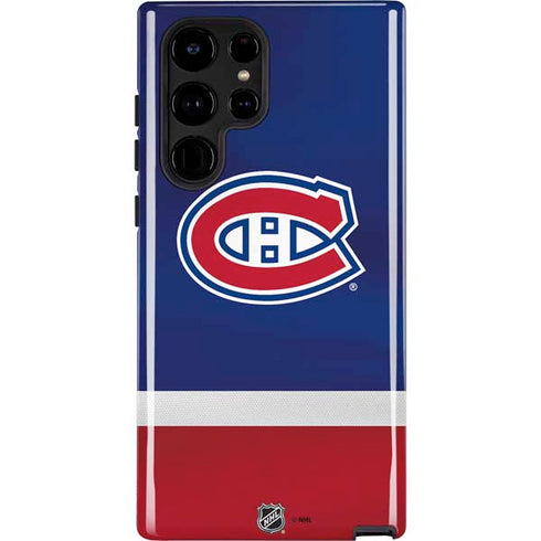NHL Montreal Canadiens Jersey Galaxy S22 Ultra Pro Case
