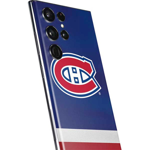 NHL Montreal Canadiens Jersey Galaxy S22 Ultra Skin