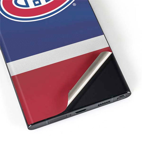 NHL Montreal Canadiens Jersey Galaxy S22 Ultra Skin