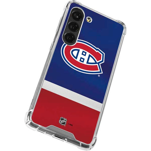 NHL Montreal Canadiens Jersey Galaxy S23 Clear Case