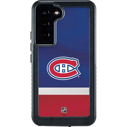 NHL Montreal Canadiens Jersey Galaxy S23 Plus Waterproof Case