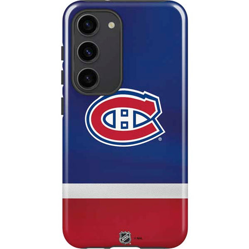NHL Montreal Canadiens Jersey Galaxy S23 Pro Case