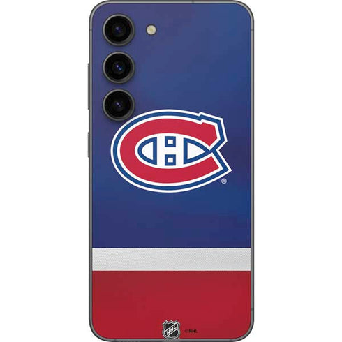 NHL Montreal Canadiens Jersey Galaxy S23 Skin