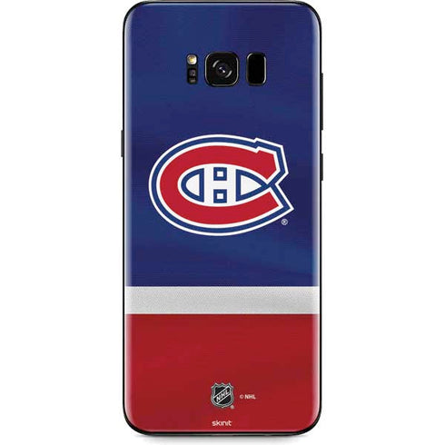 NHL Montreal Canadiens Jersey Galaxy S8 Skin