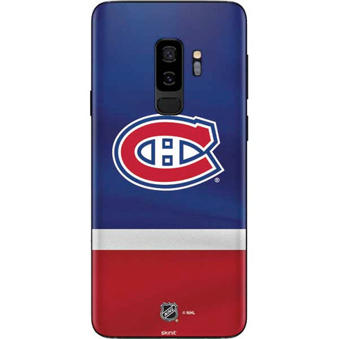 NHL Montreal Canadiens Jersey Galaxy S9 Plus Skin
