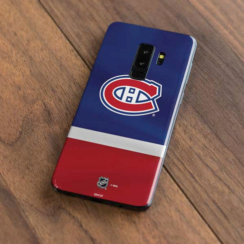 NHL Montreal Canadiens Jersey Galaxy S9 Plus Skin