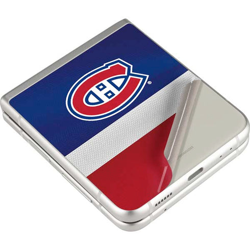 NHL Montreal Canadiens Jersey Galaxy Z Flip3 5G Skin