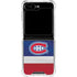 NHL Montreal Canadiens Jersey Galaxy Z Flip5 5G Clear Case