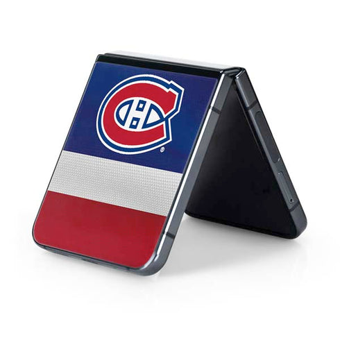 NHL Montreal Canadiens Jersey Galaxy Z Flip5 5G Skin