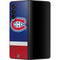 NHL Montreal Canadiens Jersey Galaxy Z Fold3 5G Skin