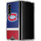 NHL Montreal Canadiens Jersey Galaxy Z Fold4 5G Clear Case