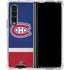 NHL Montreal Canadiens Jersey Galaxy Z Fold4 5G Clear Case
