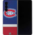NHL Montreal Canadiens Jersey Galaxy Z Fold4 5G Skin