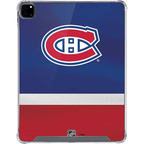 NHL Montreal Canadiens Jersey iPad Pro 12.9in (2020) Clear Case