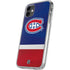 NHL Montreal Canadiens Jersey iPhone 11 Clear Case