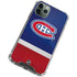 NHL Montreal Canadiens Jersey iPhone 11 Pro Max Clear Case