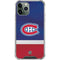 NHL Montreal Canadiens Jersey iPhone 11 Pro Max Clear Case