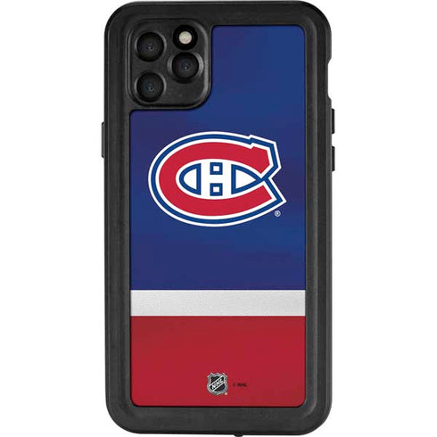 NHL Montreal Canadiens Jersey iPhone 11 Pro Max Waterproof Case