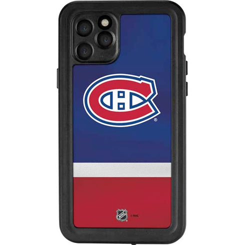 NHL Montreal Canadiens Jersey iPhone 11 Pro Waterproof Case