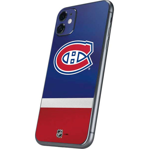 NHL Montreal Canadiens Jersey iPhone 11 Skin