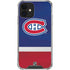 NHL Montreal Canadiens Jersey iPhone 12 Clear Case