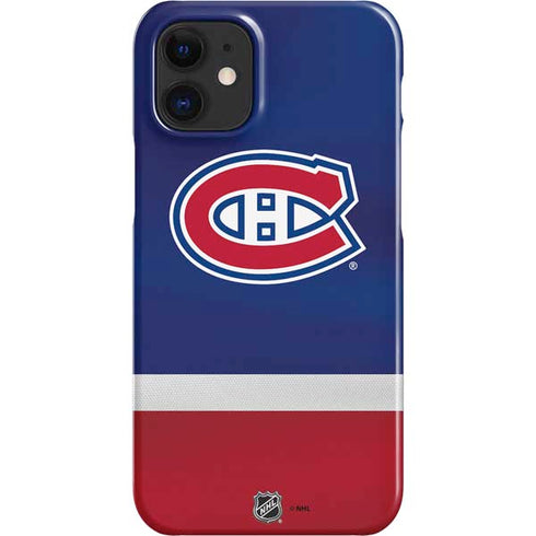 NHL Montreal Canadiens Jersey iPhone 12 Mini Lite Case
