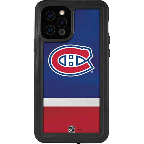 NHL Montreal Canadiens Jersey iPhone 12 Pro Waterproof Case