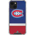 NHL Montreal Canadiens Jersey iPhone 13 Mini Clear Case