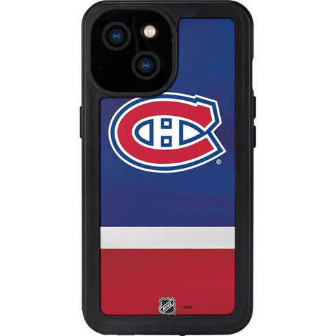 NHL Montreal Canadiens Jersey iPhone 13 Mini Waterproof Case