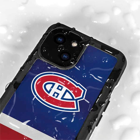 NHL Montreal Canadiens Jersey iPhone 13 Mini Waterproof Case