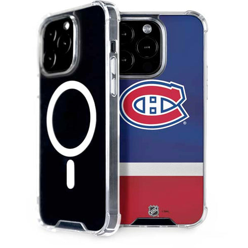 NHL Montreal Canadiens Jersey iPhone 14 Pro MagSafe Case