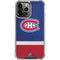 NHL Montreal Canadiens Jersey iPhone 15 Pro Max Clear Case