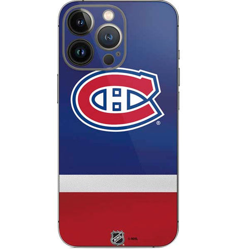 NHL Montreal Canadiens Jersey iPhone 14 Pro Skin