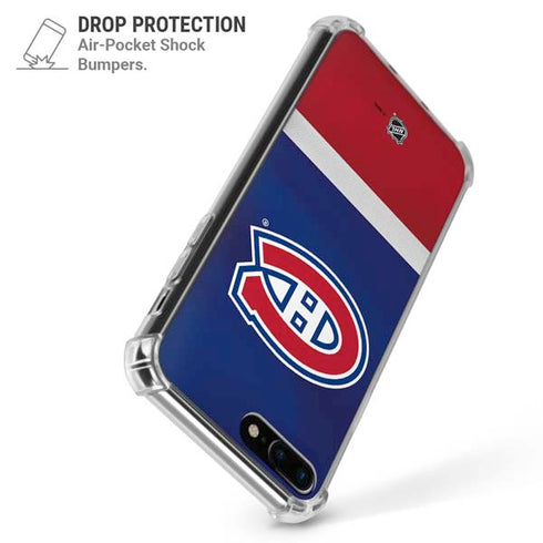 NHL Montreal Canadiens Jersey iPhone 7/8 Plus Clear Case