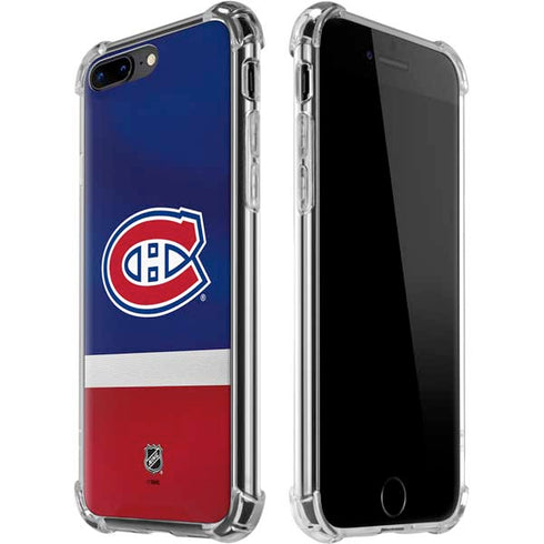 NHL Montreal Canadiens Jersey iPhone 7/8 Plus Clear Case