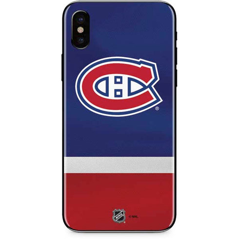 NHL Montreal Canadiens Jersey iPhone XS Max Skin