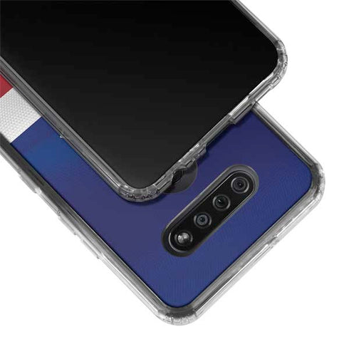 NHL Montreal Canadiens Jersey LG K51/Q51 Clear Case