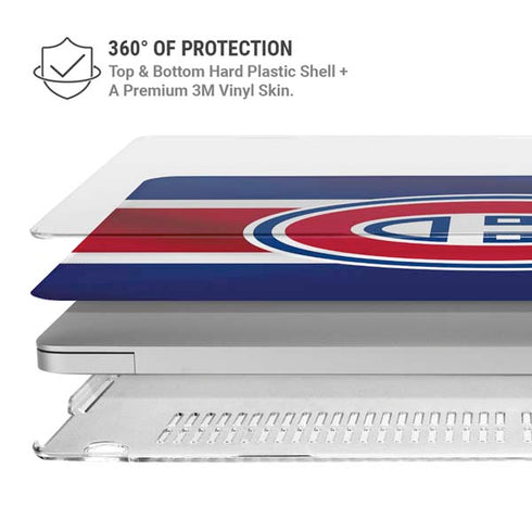 NHL Montreal Canadiens Jersey MacBook Air 15in (2023-2025) Case plus Skin