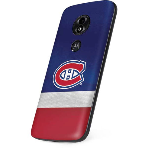 NHL Montreal Canadiens Jersey Moto E5 Play Skin