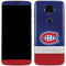 NHL Montreal Canadiens Jersey Moto E5 Plus Skin