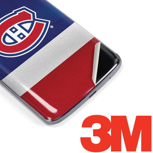 NHL Montreal Canadiens Jersey Moto E5 Plus Skin