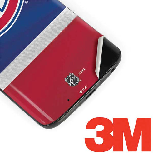 NHL Montreal Canadiens Jersey Moto G6 Skin