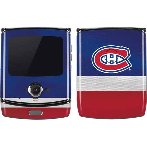 NHL Montreal Canadiens Jersey Motorola RAZR Skin