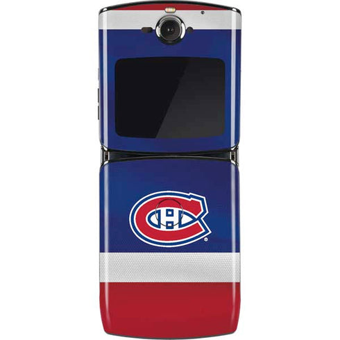 NHL Montreal Canadiens Jersey Motorola RAZR Skin