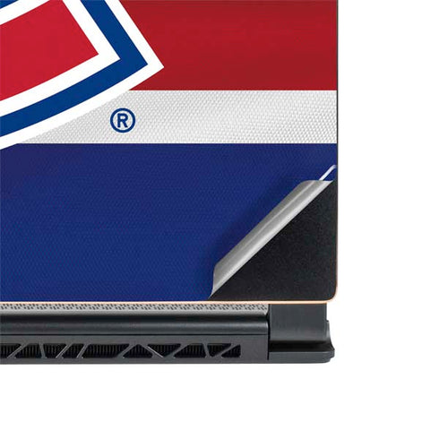 NHL Montreal Canadiens Jersey MSI GS65 Stealth Laptop Skin