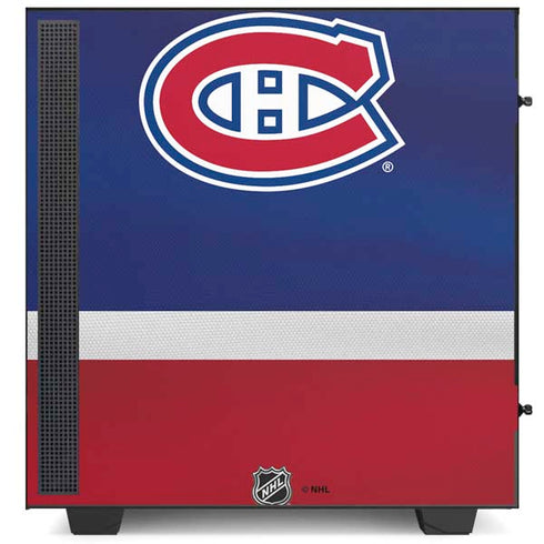 NHL Montreal Canadiens Jersey NZXT H510 Compact ATX Mid-Tower Case Skin