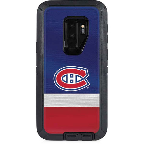 NHL Montreal Canadiens Jersey Otterbox Defender Galaxy Skin